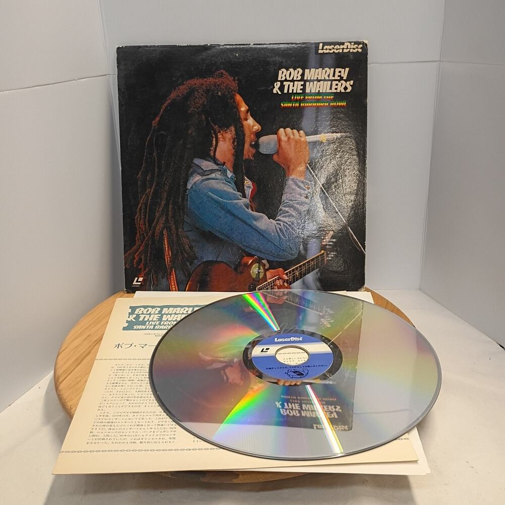 Bob Marley & Wailers Live From Santa Barbara Bowl Laserdisc Japanese Version